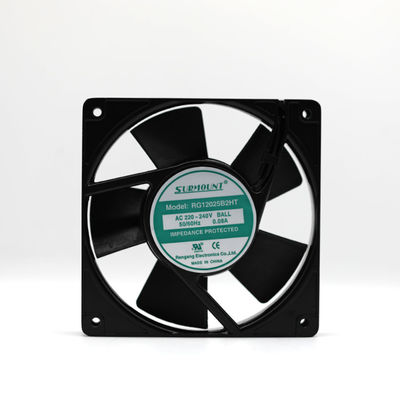 ODM บริการ 19W AC Axial Cooling Fan อลูมิเนียมอัลลอยด์สำหรับการไหลเวียนของอากาศ