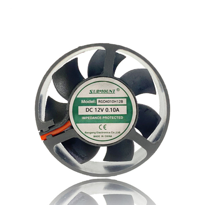 40x40x10mm DC Brushless Fan 5V 12V DC Axial Cooling Fan กรอบกลมสำหรับอุปกรณ์วิดีโอ