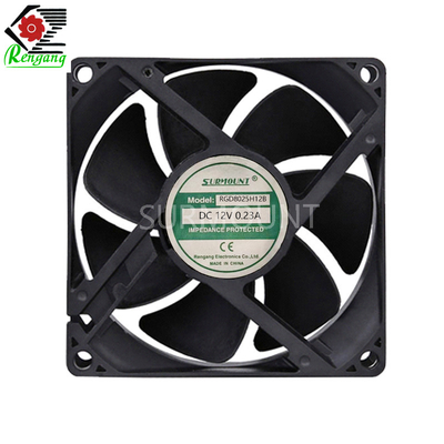 80x80x25mm DC Axial Flow Fan สำหรับ CPU การกระจายความร้อน 5V 12V 24V 48V