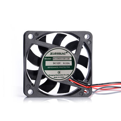 4500RPM 60x60x15mm DC Axial Cooling Fan Brushless Soft Wind สำหรับคอมพิวเตอร์