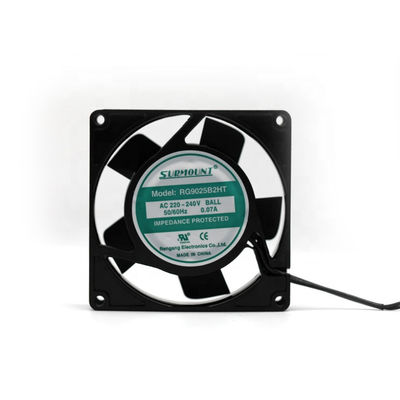 Rohs Certified 92x92x25mm AC Axial Cooling Fan Industrial สำหรับเครื่องเชื่อม
