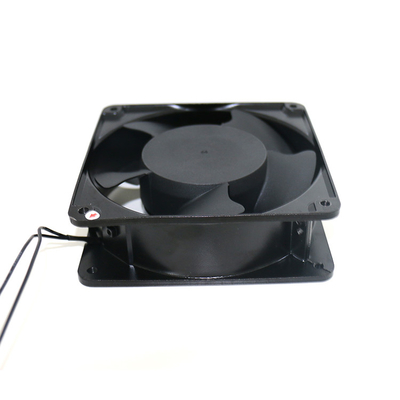 120x120x38mm AC Axial Cooling Fan 110V 220V โครงอลูมิเนียมอัลลอยด์ 5 Leaves